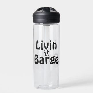 Livin it Barge Kanalboot-Kapitän Trinkflasche
