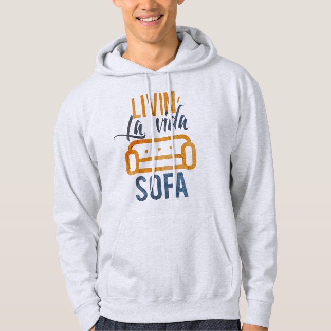 Livin La vida Sofa Hoodie (Vorderseite)