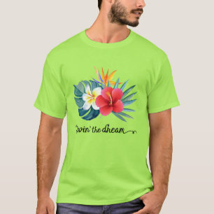 Livin' le t-shirt hawaïen de rêve