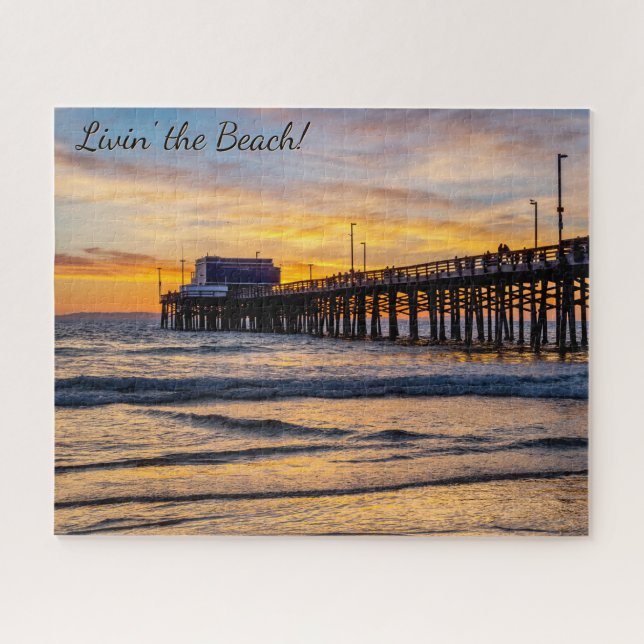 Livin' the Beach - Balboa Pier, Newport Beach (Horizontal)