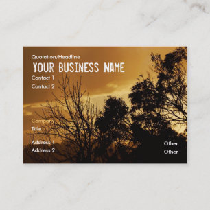 Living Art Golden Business Card Visitenkarte
