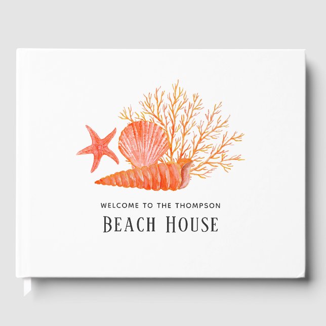 Living Coral Beach House Gästebuch (Vorderseite)