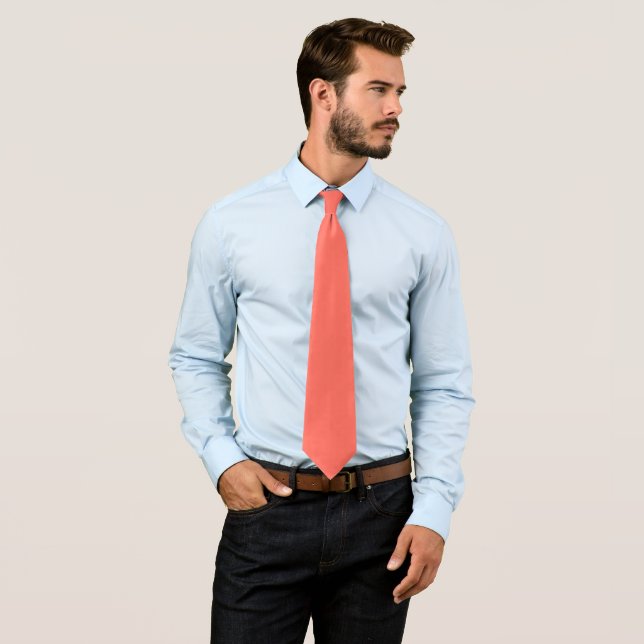 Living Coral Neck Tie Krawatte (Beispiel)