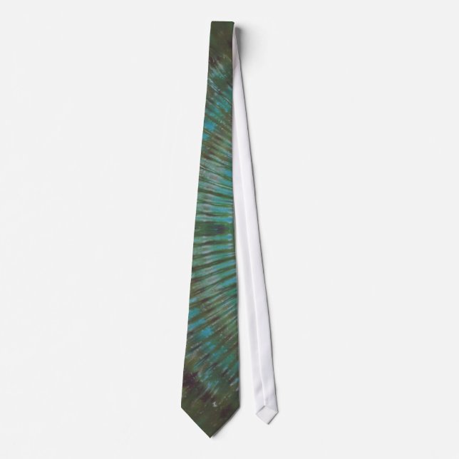 Living Green Tie Dye Necktie Krawatte (Vorderseite)