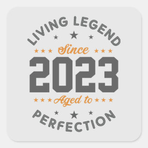Living Legend Classic Maßgeschneidert Quadratischer Aufkleber