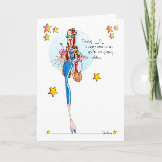 Living Legend drôle femme humour carte d'anniversa