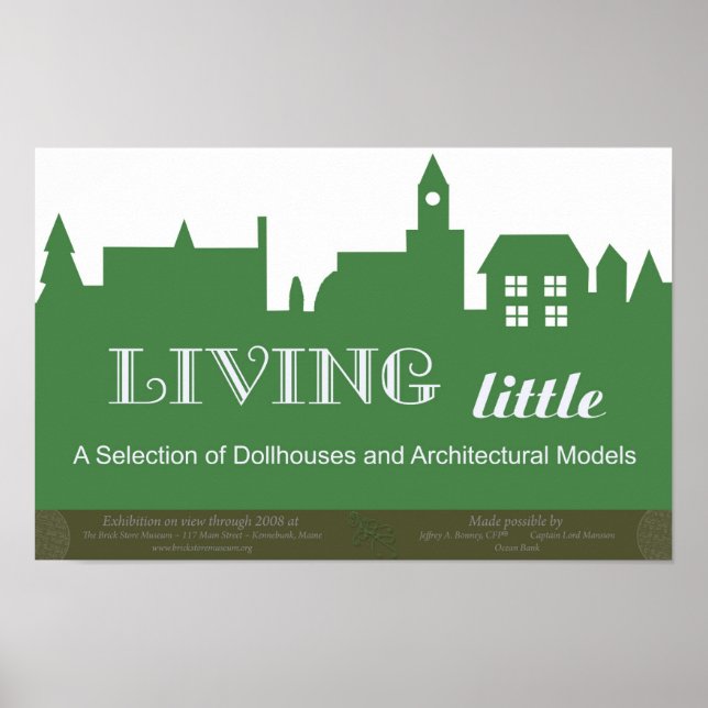 Living Little Ausstellung Poster (Vorne)
