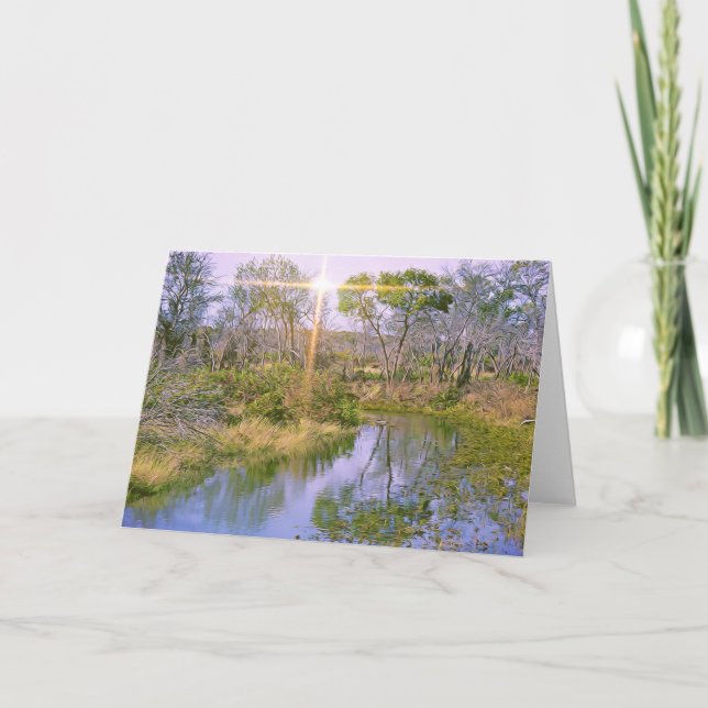 Living Water Scripture Card John 7:38 Karte (Vorderseite)