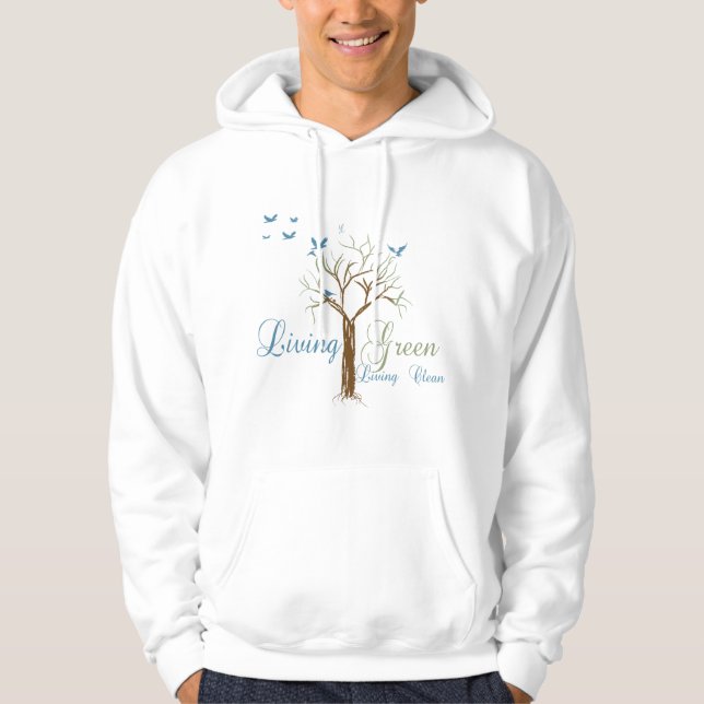 LivingGreen Hoodie (Vorderseite)