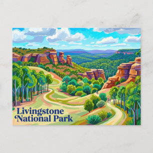 Livingstone National Park Australien Postkarte