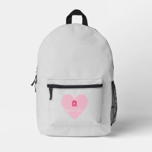 Liviys Cares Logo Bedruckter Rucksack