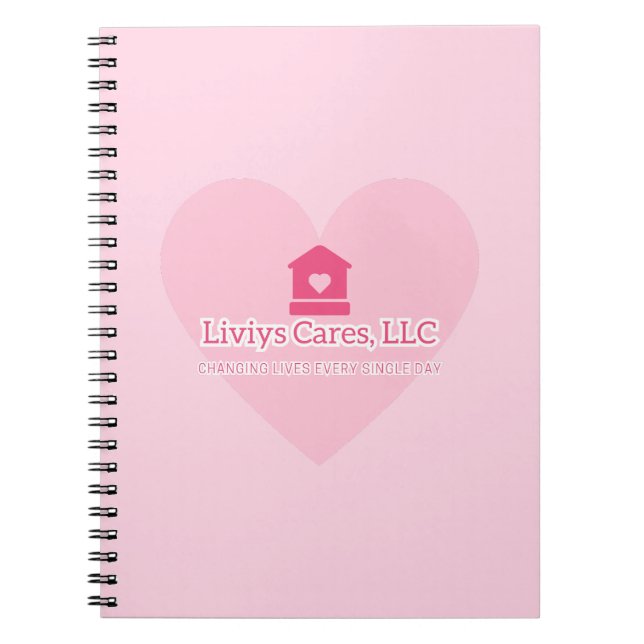 Liviys Cares Logo Notizblock (Vorderseite)
