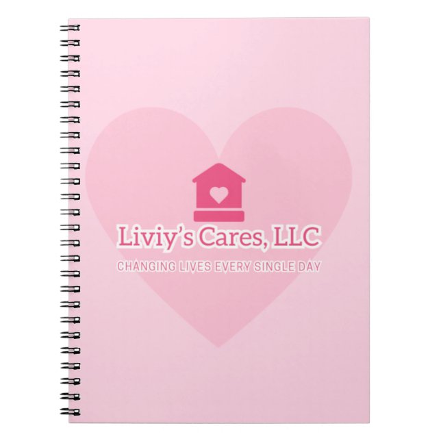 Liviy's Cares-Logo Notizblock (Vorderseite)