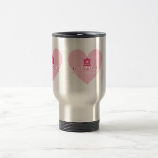 Liviys Cares Logo Reisebecher