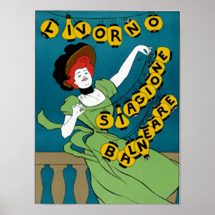 Livorno ~ Stagione Balneare Poster
