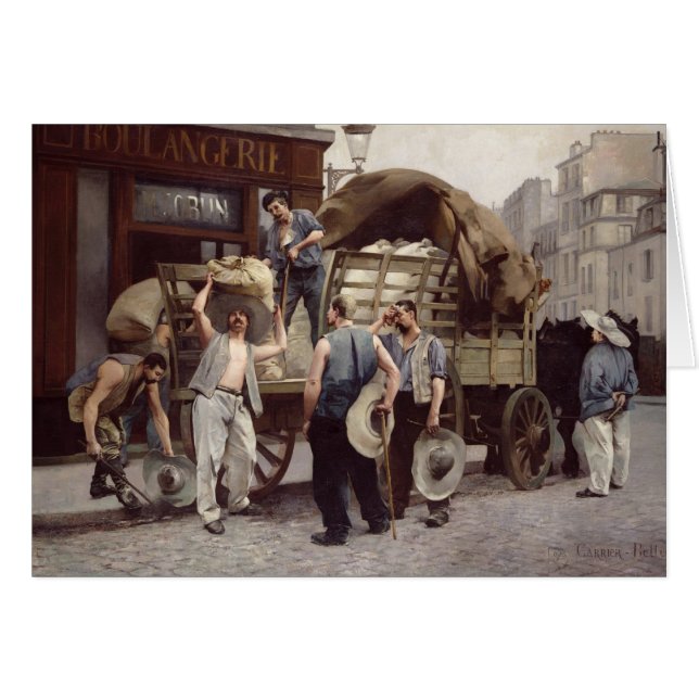 Livraison de la farine, 1885 (Devant horizontal)