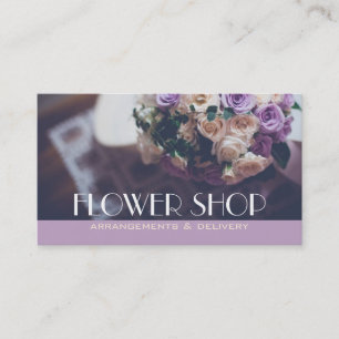 Livraison Flower Shop Florist Carte de visite