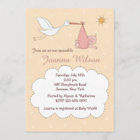 Livraison spéciale Invitations d'une petite fille 