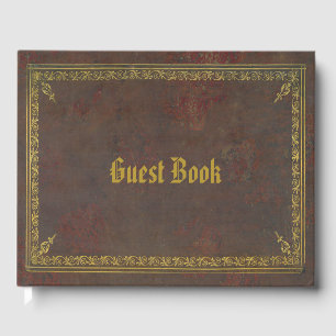Livre antique Goth style livre d'or