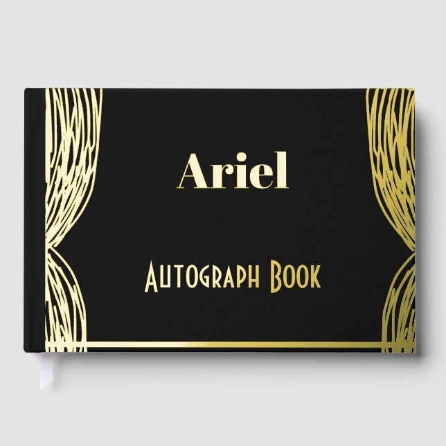 Livre auto-graphique personnalisé (Recto)