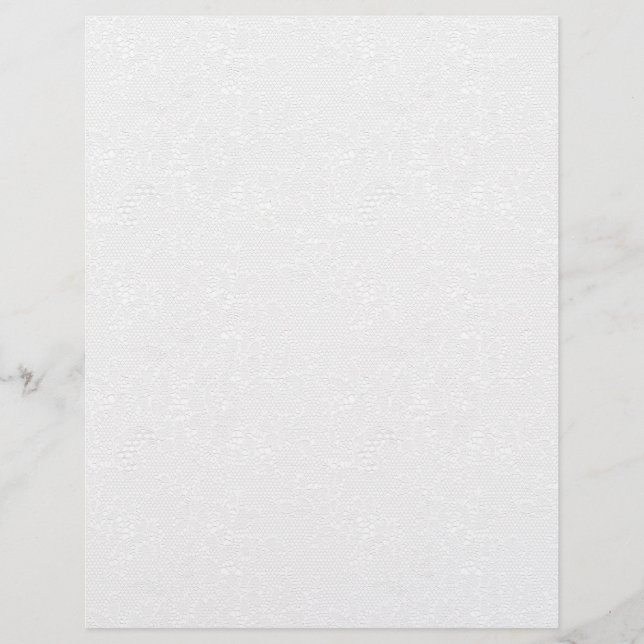 Livre blanc sur le papier de la dentelle blanche A (Devant)