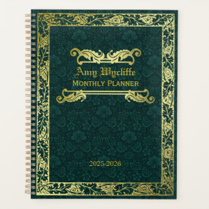 Livre classique Couverture Gold Foliage Green Dama