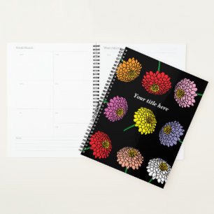 Livre d'agenda personnalisé Zinnia