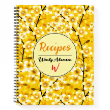 Livre d'automne or jaune. pour Recettes familiales