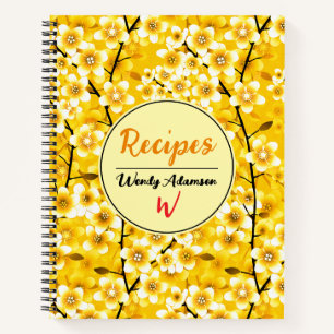 Livre d'automne or jaune. pour Recettes familiales
