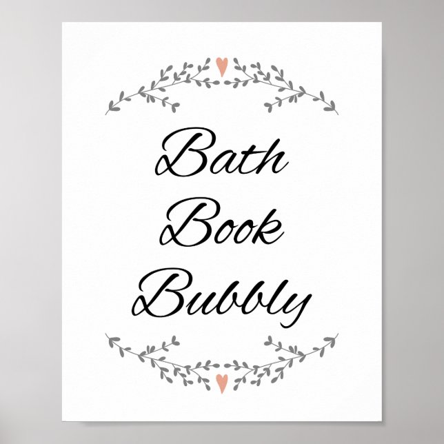 Livre de bain Bubly Salle de bain mur Impression (Devant)