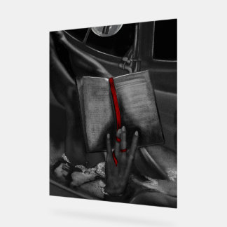 Livre de charbon de lune Lover Crison Wall Art