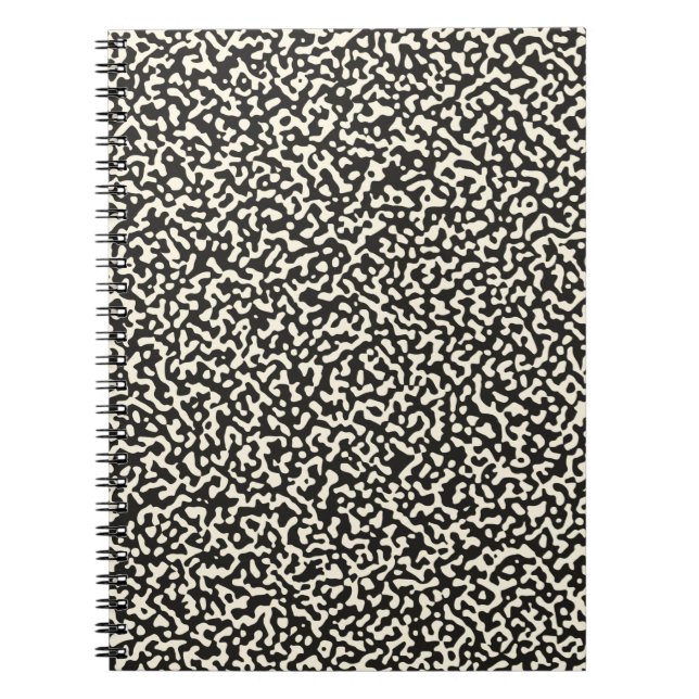 Livre de composition noir Motif sans couture (Devant)