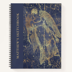 Livre de croquis avec nom Astrologie Virgo Horosco