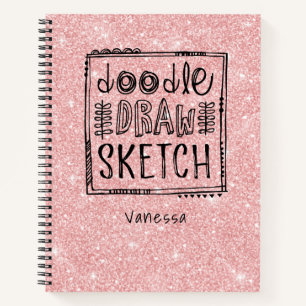 Livre de croquis d'artiste de Parties scintillant 