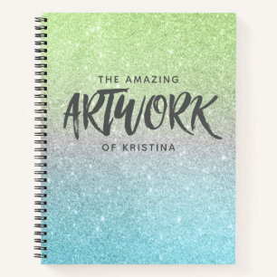 Livre de croquis d'artiste Elégante Parties scinti