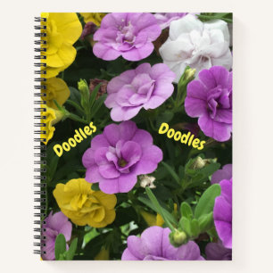 Livre de croquis Floral Doodle