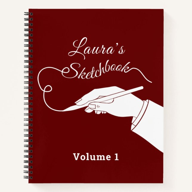 Livre de croquis personnalisé (Devant)
