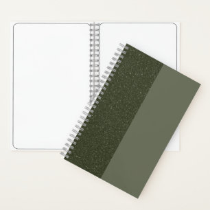 Livre de croquis personnalisé Moss Green Duo