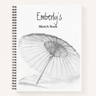 Livre de croquis pour les artistes avec leurs prop
