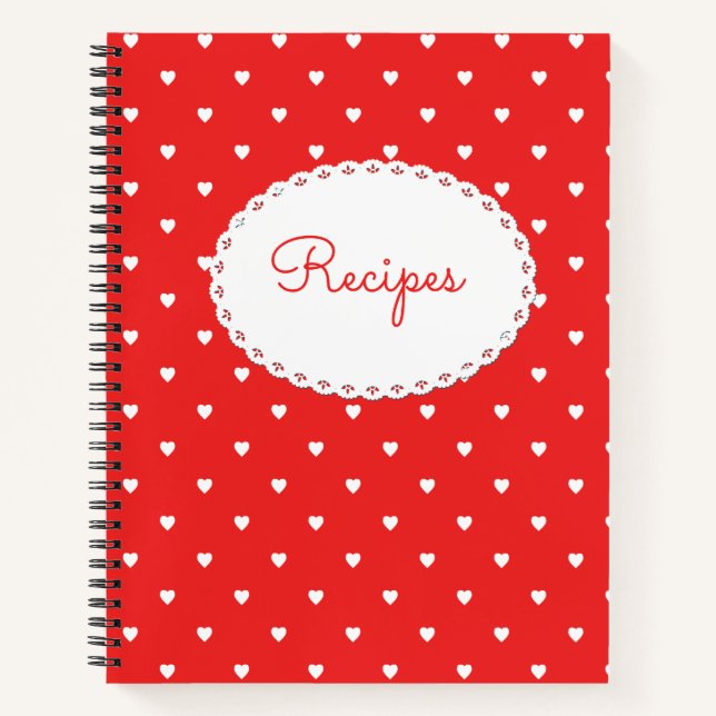 Livre de cueillette de recettes vierges à écrire (Devant)