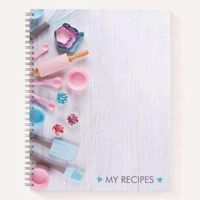 Livre de cueillette de recettes vierges à écrire (Devant)