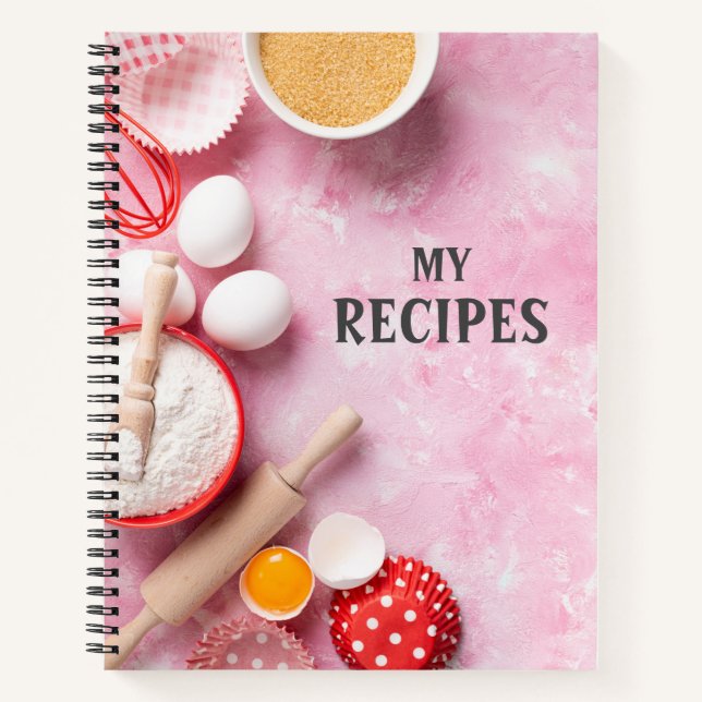 Livre de cueillette de recettes vierges à écrire (Devant)