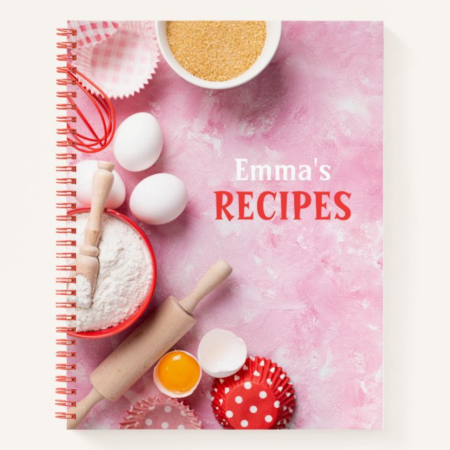 Livre de cueillette de recettes vierges à écrire (Devant)
