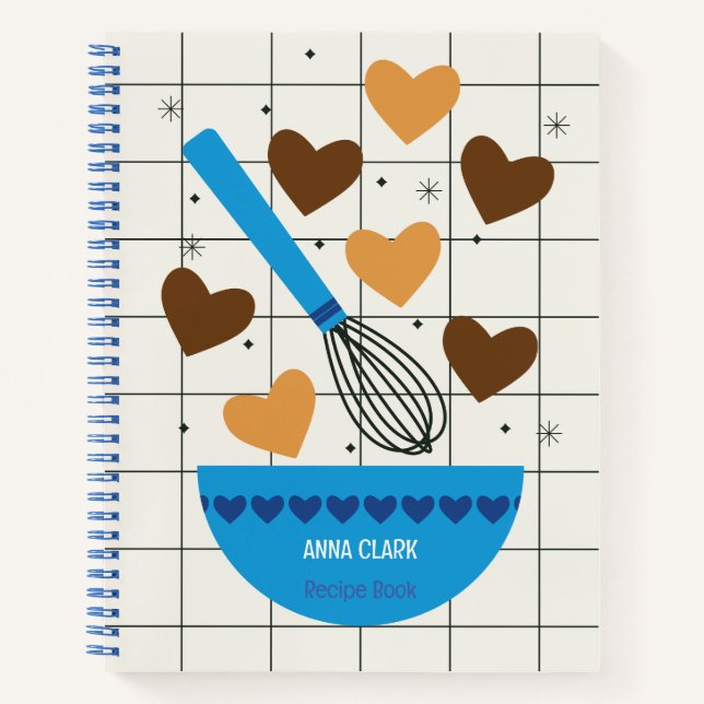 Livre de cueillette de recettes vierges à écrire (Devant)