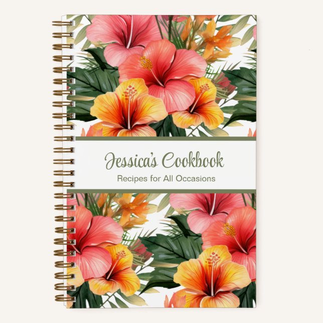 Livre de cuisine personnalisé Carnet Recettes de f (Recto)