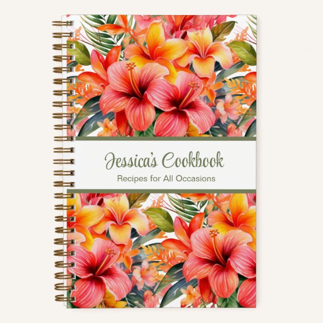 Livre de cuisine personnalisé Carnet Recettes de f (Recto)