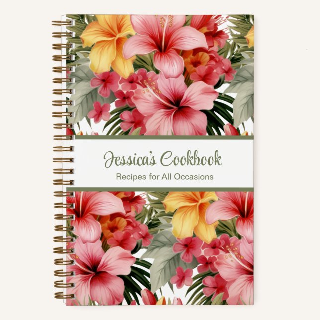 Livre de cuisine personnalisé Carnet Recettes de f (Recto)