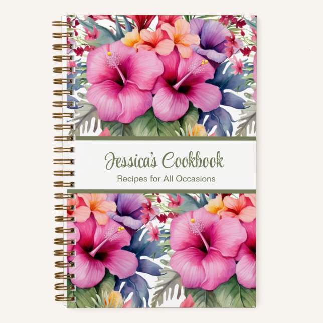 Livre de cuisine personnalisé Carnet Recettes de f (Recto)