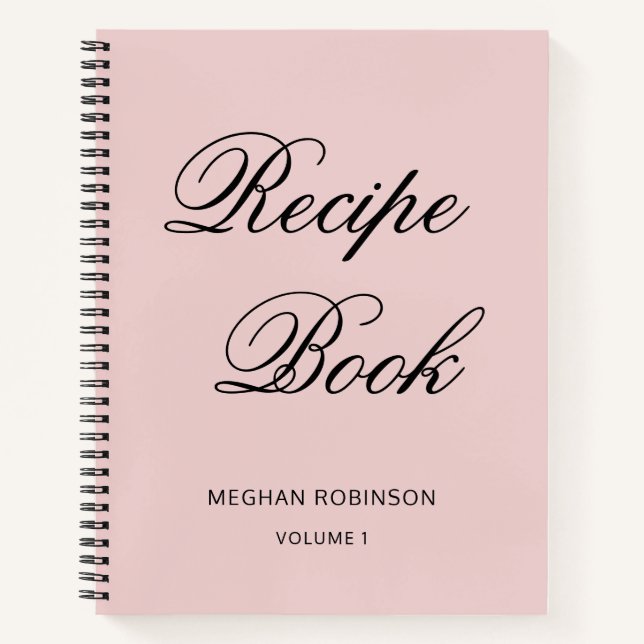 Livre de cuisine personnalisé pour filles Cahier d (Devant)