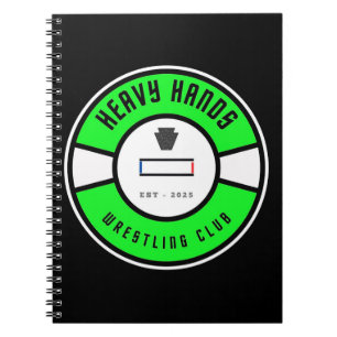 Livre de journal du club de lutte Heavy Hands